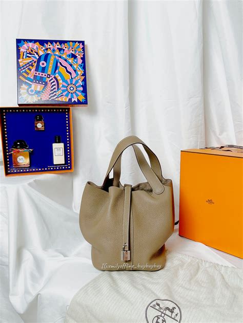 【精品】Hermes picotin 22 菜籃子 ♥ 開箱/顏色/尺寸/ 